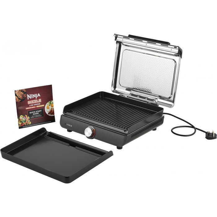 Ninja GR101EU Sizzle Parrilla y Plancha de Interior Negra Ninja GR101EU Sizzle Parrilla y Plancha de Interior Negra