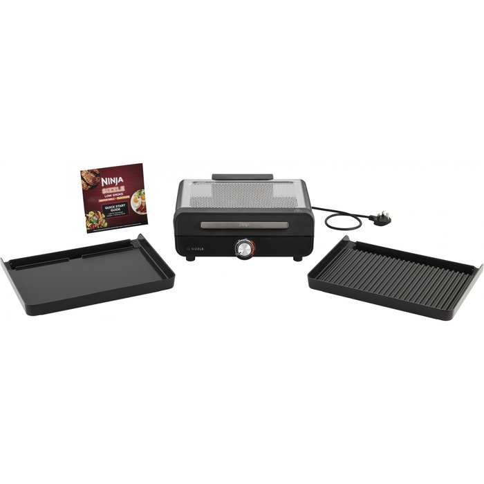 Ninja GR101EU Sizzle Parrilla y Plancha de Interior Negra Ninja GR101EU Sizzle Parrilla y Plancha de Interior Negra