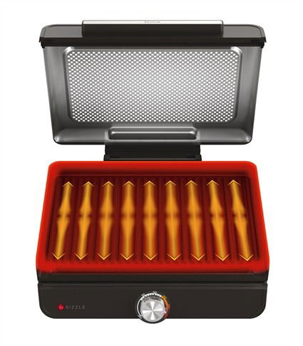 Ninja GR101EU Parrilla y Plancha de Interior Versátil para 4-5 personas con Temperatura Controlada hasta 260°C y Superficie Antiadherente