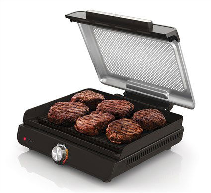 Ninja GR101EU Parrilla y Plancha de Interior Versátil para 4-5 personas con Temperatura Controlada hasta 260°C y Superficie Antiadherente