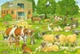 Schmidt Spiele SCH1747456913365 Puzzle Familias de Animales de Granja 100 Piezas para Niños a Partir de 6 Años