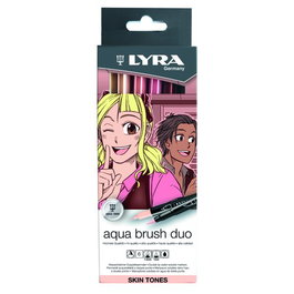 Rotulador Lyra Aqua Brush Duo Skin Tone Estuche De 6