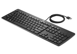 HP USB Business Slim Keyboard Negro