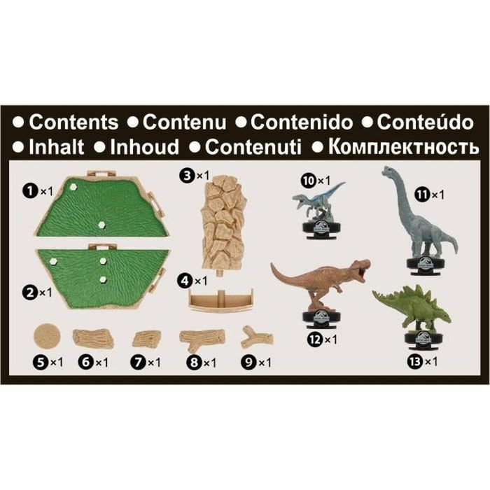 Epoch Games Jurassic World Island Quake - Juego de equilibrio de dinosaurios Epoch Games Jurassic World Island Quake - Juego de equilibrio de dinosaurios