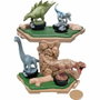 Epoch Games Jurassic World Island Quake - Juego de equilibrio de dinosaurios