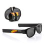 Pack Dispensador de Cerveza Refrigerante InnovaGoods y 2 Gafas de Sol Enrollables Sunfold Spain Black