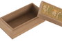 DKD Home Decor Caja de Madera Flores Surtido de 2