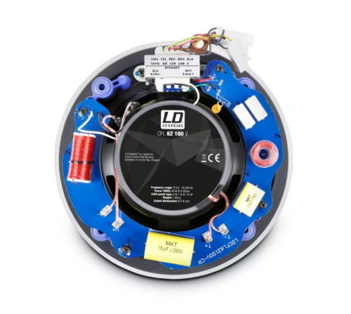 LD Systems LDCFL62100V Altavoz de Pared de 6.5" Sin Marco de 2 Vías 100V Blanco LD Systems LDCFL62100V Altavoz de Pared de 6.5" Sin Marco de 2 Vías 100V Blanco