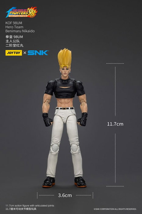 The King Of Fighters '98 Figura Hero Team Benimaru Nikaido 12 cm