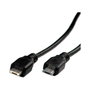 ROLINE Cable USB 2.0 Micro-USB A a Micro-USB B 1,8m Negro