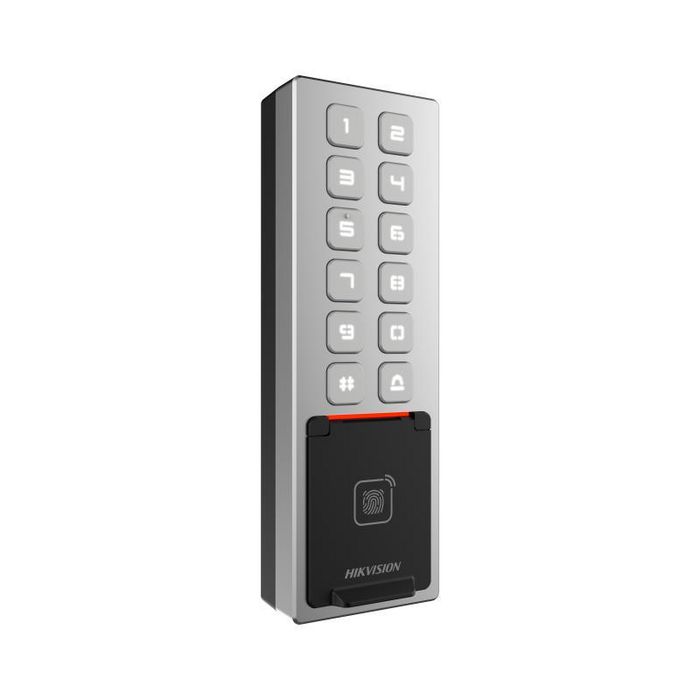 Hikvision Terminal de control de accesos WiFi con huella dactilar, tarjetas Mifare, PIN y Bluetooth, Silver Hikvision Terminal de control de accesos WiFi con huella dactilar, tarjetas Mifare, PIN y Bluetooth, Silver