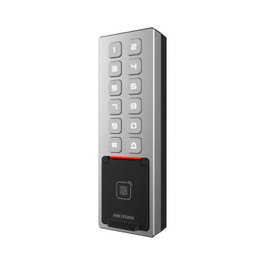 Hikvision Terminal de control de accesos WiFi con huella dactilar, tarjetas Mifare, PIN y Bluetooth, Silver
