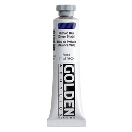 Golden Heavy Body Colores Acrílicos Thalo Blue (tono Verde) 59ml