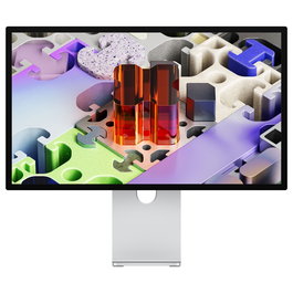 Apple Studio Display XDR Monitor 27" 5K con Soporte Ajustable en Altura e Inclinación, Panel Nano-Texto Estándar, 6 Altavoces, 12MP Cámara Centroal - Plata
