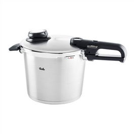 Fissler 622-412-06-070/0 Olla a Presión Vitavit® Premium 6L – 22cm con Cestillo + Trípode, Apta para Cocinas de Inducción