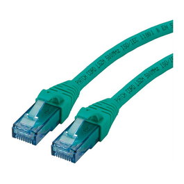 ROLINE Cable de Red Patchkabel Cat.6A UTP, 15 m, Verde, LSOH, RJ-45 Macho, Conector a Conector, Plug and Play