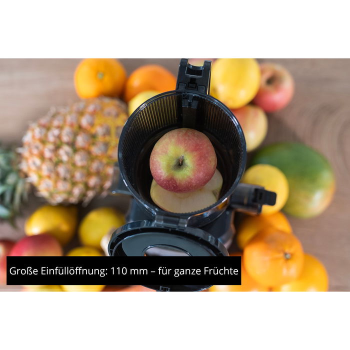 UNOLD 78275 Slow Juicer - Exprimidor Lento para Jugos Frescos de Frutas y Verduras