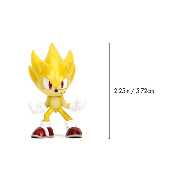 Sonic the Hedgehog Pack de 3 Figuras Nano Metalfigs Diecast 5 cm
