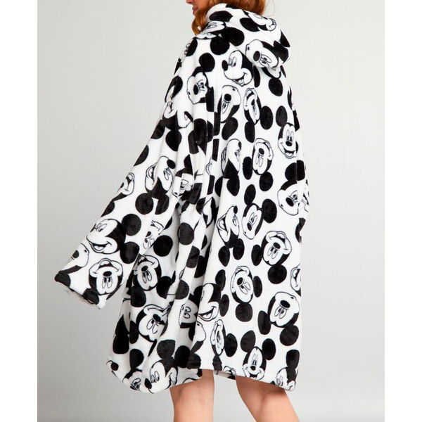 DISNEY Bata Sudadera Oversize Mickey Coral Adulto