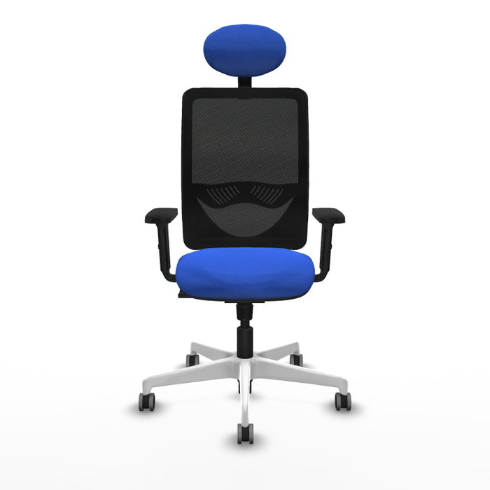PIQUERAS Y CRESPO Silla de oficina Zulema Azul con Mecanismo Sincro