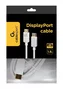 Gembird Cable DisplayPort 1,8 m Blanco CC-DP2-6-W