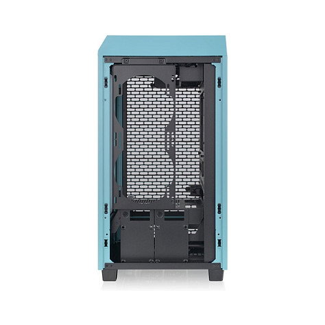 Thermaltake The Tower 200 TG Turquoise Mini Tower PC, Mini-ITX, para Gaming