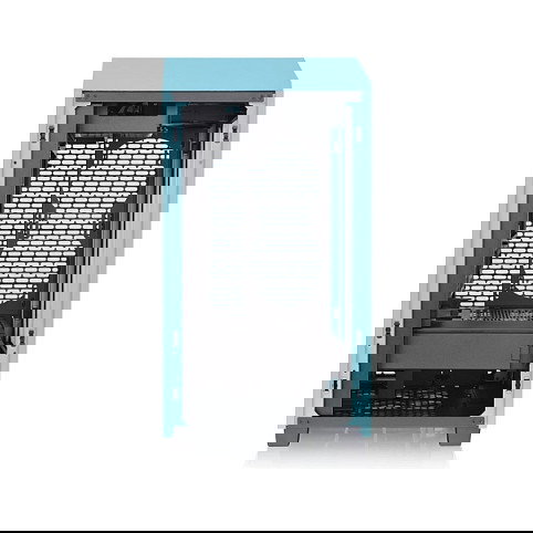 Thermaltake The Tower 200 TG Turquoise Mini Tower PC, Mini-ITX, para Gaming