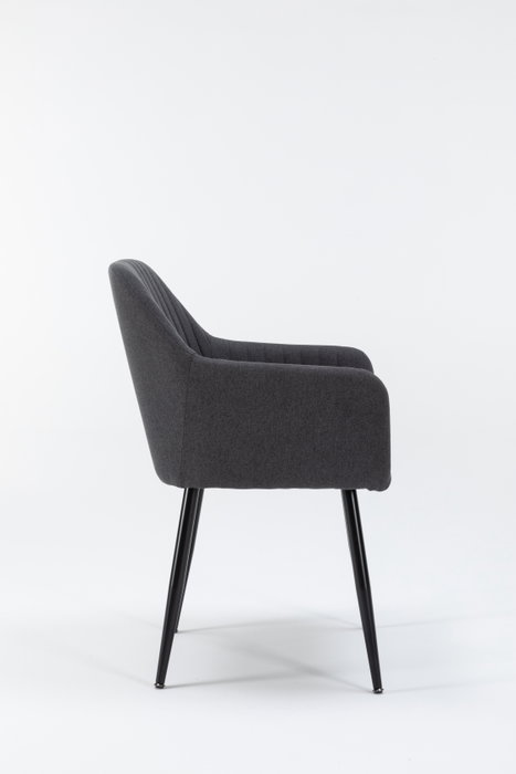 BORDECOR Silla de Comedor Moderna URSA Gris Oscuro