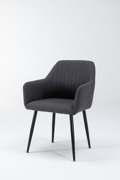 BORDECOR Silla de Comedor Moderna URSA Gris Oscuro