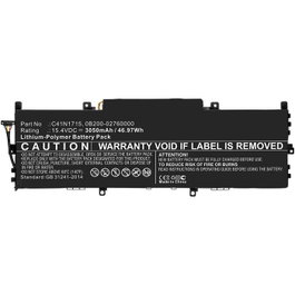 CoreParts Batería para portátil 45.60Wh 15.2V 3000mAh para Asus U3100FN, Zenbook UX331UA, UX331UN