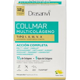 DRASANVI Collmar Multicolageno con Vitamina C Limon 260 g - Complemento Alimenticio