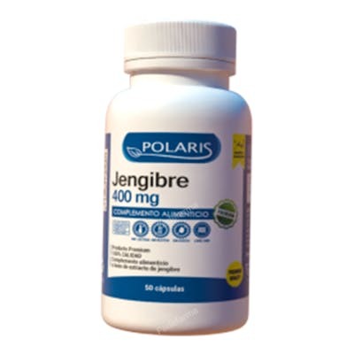 POLARIS Jengibre 600 Mg 50 Cápsulas - Ayuda a la Digestión POLARIS Jengibre 600 Mg 50 Cápsulas - Ayuda a la Digestión