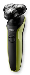 Ufesa Power Trim - Afeitadora Rotativa Eléctrica con 3 Cabezales, Recargable por USB, Batería de Litio 50 Min, Resistente al Agua