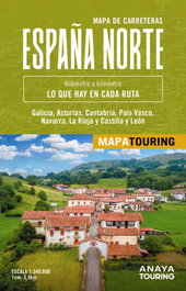 ANAYA Mapa de carreteras de España Norte 1:340.000