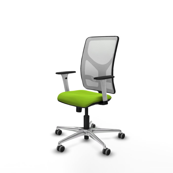 PIQUERAS Y CRESPO Silla de oficina Motilla con mecanismo Sincro, Pistacho y Blanco PIQUERAS Y CRESPO Silla de oficina Motilla con mecanismo Sincro, Pistacho y Blanco