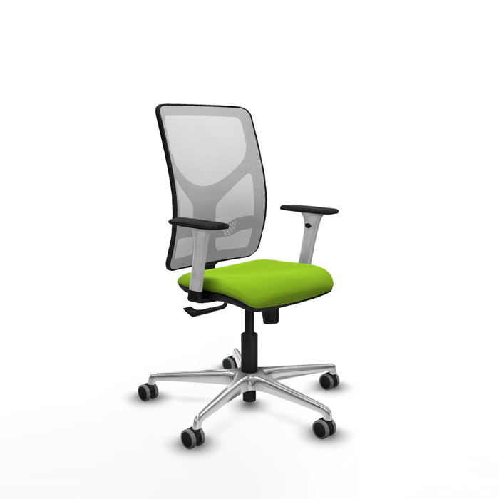PIQUERAS Y CRESPO Silla de oficina Motilla con mecanismo Sincro, Pistacho y Blanco PIQUERAS Y CRESPO Silla de oficina Motilla con mecanismo Sincro, Pistacho y Blanco