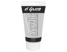 Kreul Pintura Acrílica el Greco Plata Silver 150ml