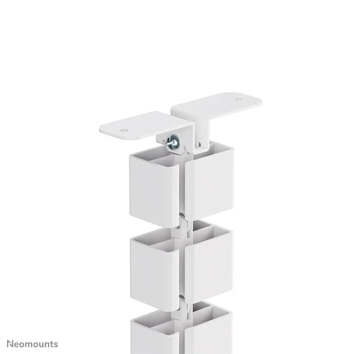 Neomounts ADS06-133WH Organizador de Cables para Escritorio Guía de Cableado, 27 Segmentos Modular con Cubierta Magnética y Fijación por Tornillos, Color Blanco