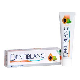 Dentiblanc Pasta Dental Blanqueadora Sabor Papaya 100Ml