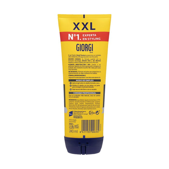 Giorgi Line Gel Fijador Indestructible Absolute Titanium nº9 Giorgi Line Gel Fijador Indestructible Absolute Titanium nº9