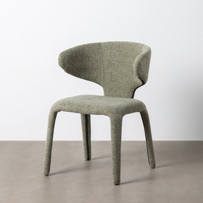 Silla Jaspeado Verde Tejido Contract 58 X 60 X 81 cm (Set de 2) Silla Jaspeado Verde Tejido Contract 58 X 60 X 81 cm (Set de 2)