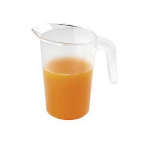 AMC Politray Jarro 2 Litros de Policarbonato, Capacidad 2L, Diámetro 188 mm, Alto 216 mm, Cristalería con Borde Grueso AMC Politray Jarro 2 Litros de Policarbonato, Capacidad 2L, Diámetro 188 mm, Alto 216 mm, Cristalería con Borde Grueso