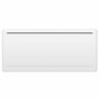 Oceanic Rubis Oceanic Radiador eléctrico fijo con inercia de secado de cerámica 2000W Design Galled - Blanco - NF
