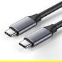 Elbe CA-1501-TCC Cable Tipo-C a Tipo-C 1 Metro Negro USB 3.2 Gen 1x2 10Gbps