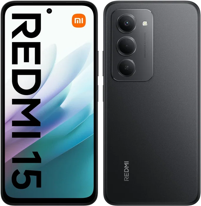 Xiaomi Redmi 15 6/128GB Negro Smartphone Android 6.9" 50MP 7000mAh Xiaomi Redmi 15 6/128GB Negro Smartphone Android 6.9" 50MP 7000mAh