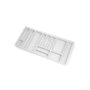 Emuca Cubertero Optima Vertex/Concept profundidad 500mm, tablero 16mm, módulo 1.000mm, Plástico, Blanco