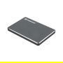 Transcend TS2TSJ25C3N Disco Duro Externo 2TB USB 3.1 Gen 1 Aluminio Gris 2.5" 5400 RPM