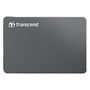 Transcend TS2TSJ25C3N Disco Duro Externo 2TB USB 3.1 Gen 1 Aluminio Gris 2.5" 5400 RPM