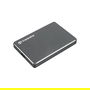 Transcend TS2TSJ25C3N Disco Duro Externo 2TB USB 3.1 Gen 1 Aluminio Gris 2.5" 5400 RPM
