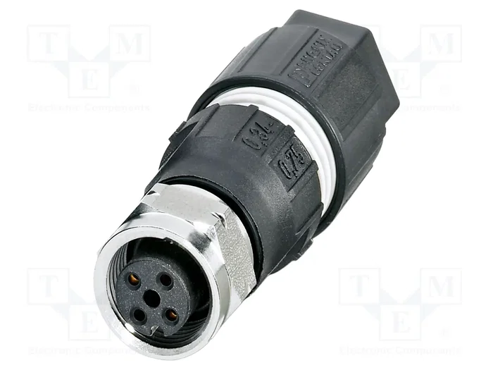 PHOENIX CONTACT Conector M12 enchufe industrial 4 pines recto IP65 PHOENIX CONTACT Conector M12 enchufe industrial 4 pines recto IP65